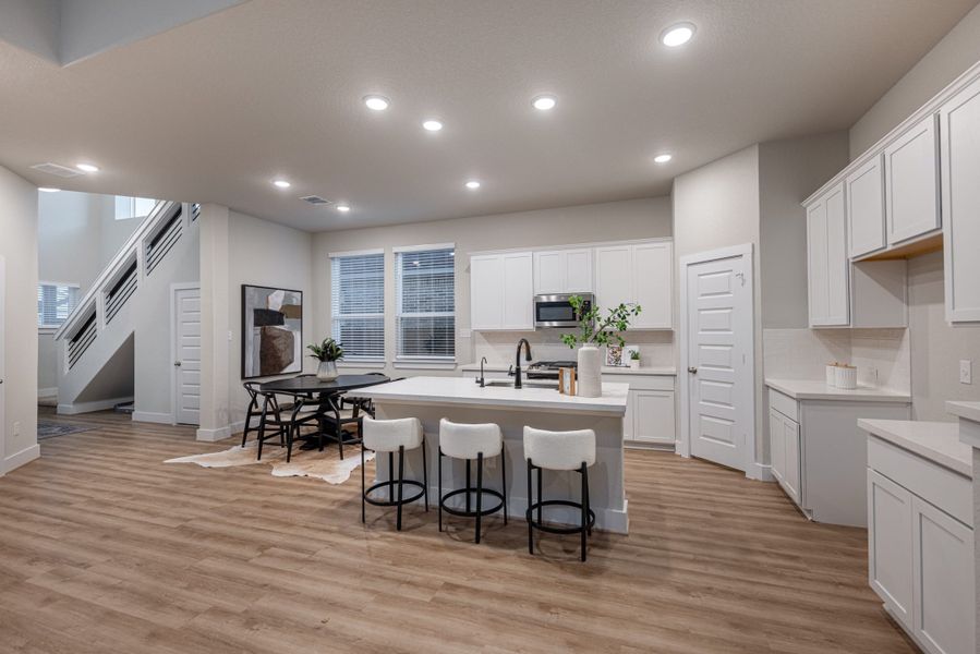 Furnished interior view inside a new home in Stillwater Ranch, San Antonio (Image 6). Furnished interior view inside a new home in Stillwater Ranch, San Antonio (Image 6).