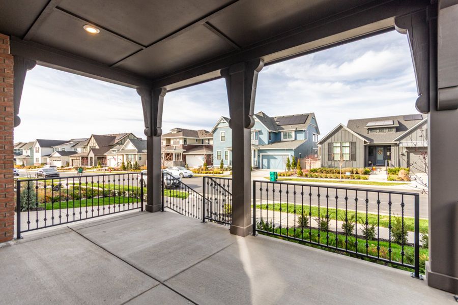 Exterior details and patio area of a home in Westerly, Erie (Image 30). Exterior details and patio area of a home in Westerly, Erie (Image 30).