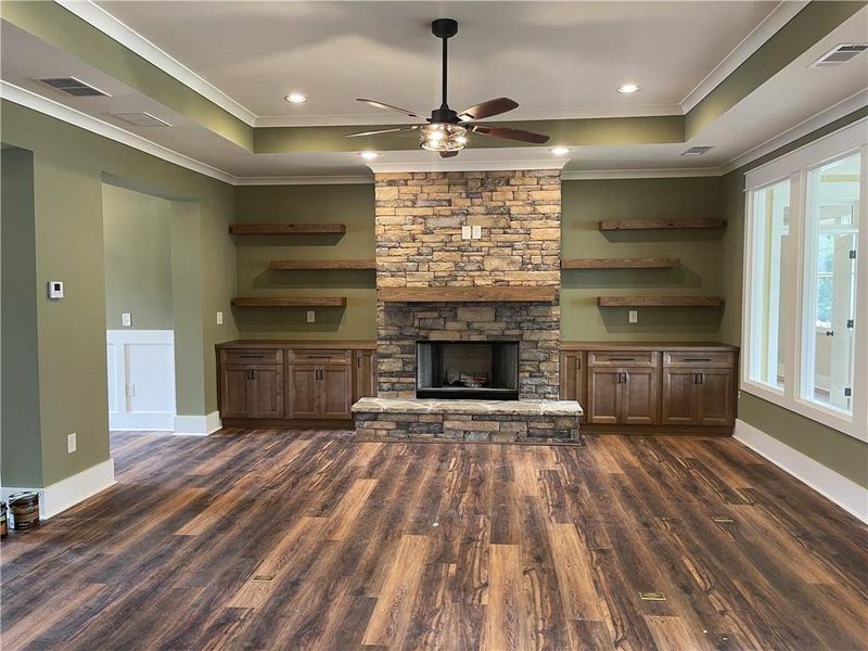Furnished interior view inside a new home in , Monroe (Image 3).