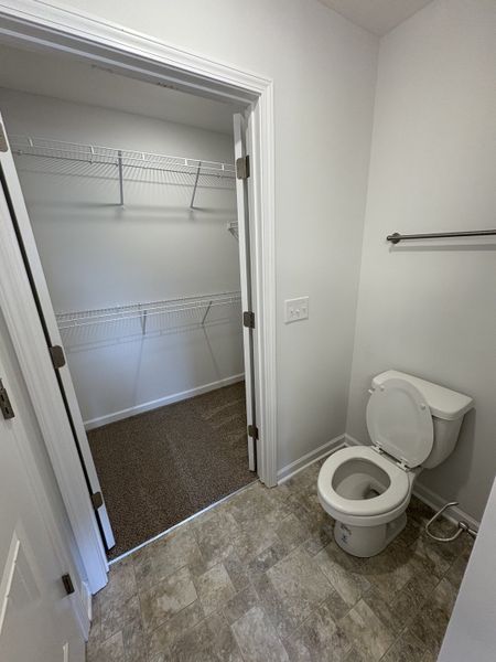 Primary Bathroom and Walk In closet