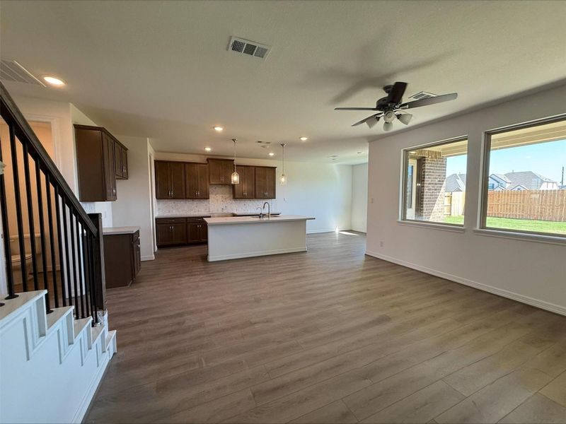 Actual progress of your home.