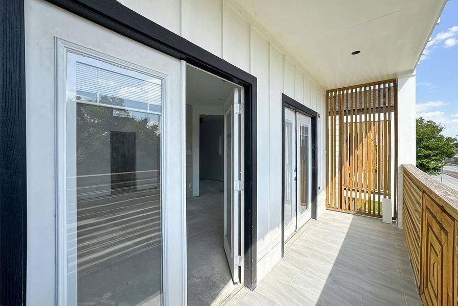 Exterior details and patio area of a home in , Houston (Image 3). Exterior details and patio area of a home in , Houston (Image 3).