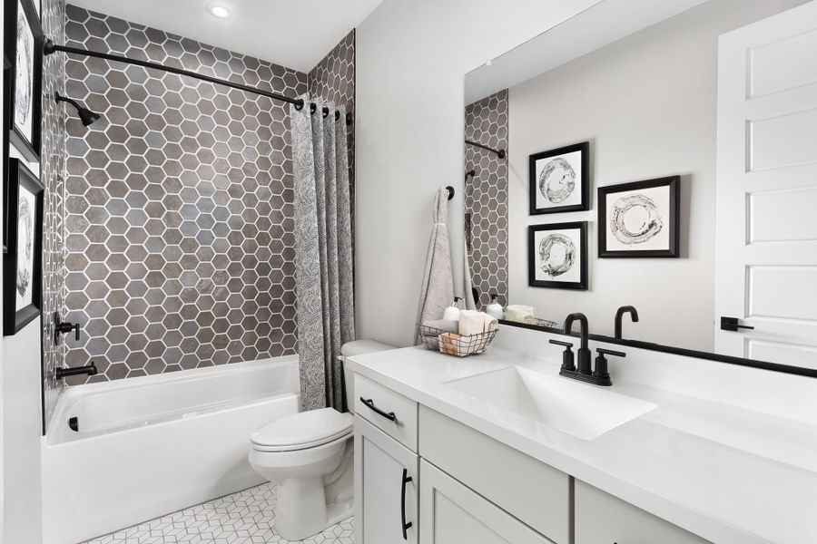 Representative furnished interior of a home built from the Pinehurst by Beazer Homes in Acacia Foothills at Estrella: Acacia Foothills II, Goodyear (Image 17).