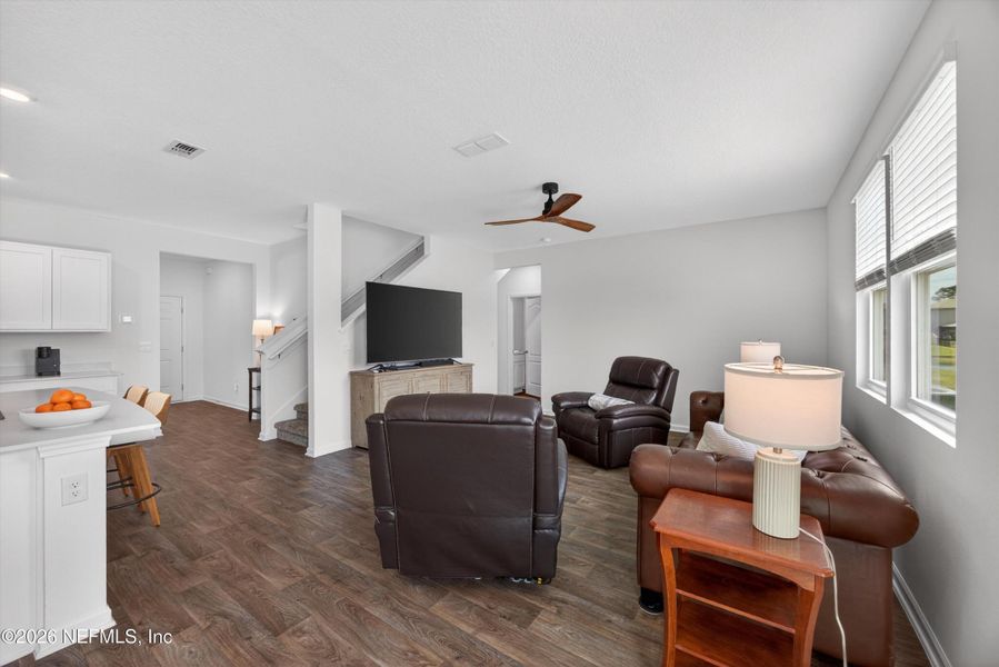 Furnished interior view inside a new home in Entrada, St. Augustine (Image 8).