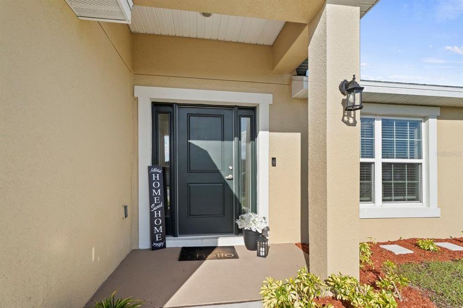 Exterior details and patio area of a home in , Harmony (Image 3).