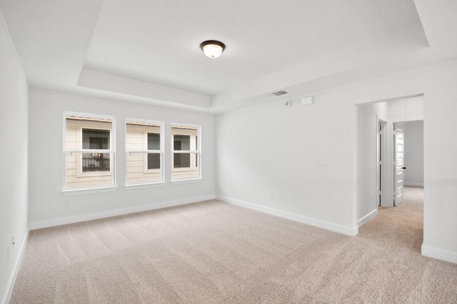 Spacious, unfurnished interior of a new home in Parmer Ranch - 40', Georgetown (Image 26). Spacious, unfurnished interior of a new home in Parmer Ranch - 40', Georgetown (Image 26).