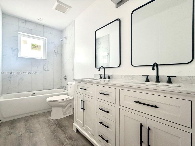 Furnished interior view inside a new home in , Miami (Image 5).