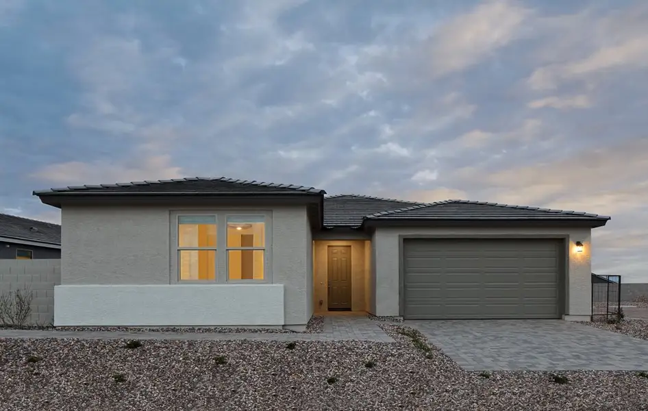 Exterior elevation - Sanctuary at Stonebridge Model Home. Finishes and options may vary by community