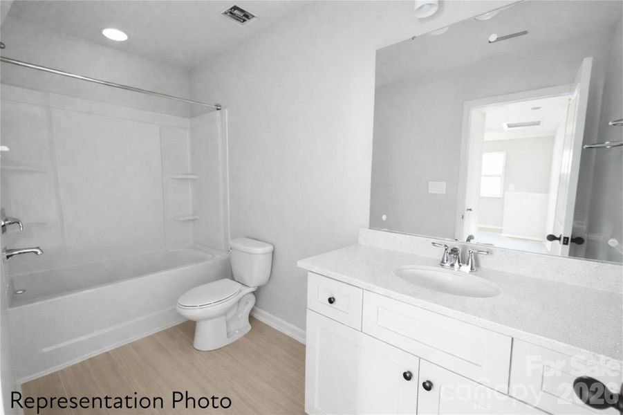 Furnished interior view inside a new home in , Charlotte (Image 6).