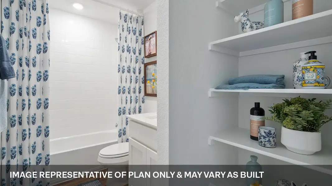 Furnished interior view inside a new home in Monarch Ranch, Manor (Image 3).