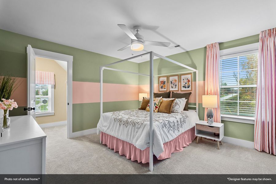 Furnished interior view inside a new home in Sweetbrier, Durham (Image 15).