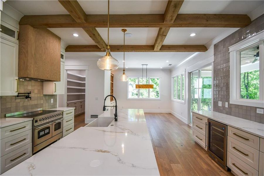 Furnished interior view inside a new home in , Hoschton (Image 10).