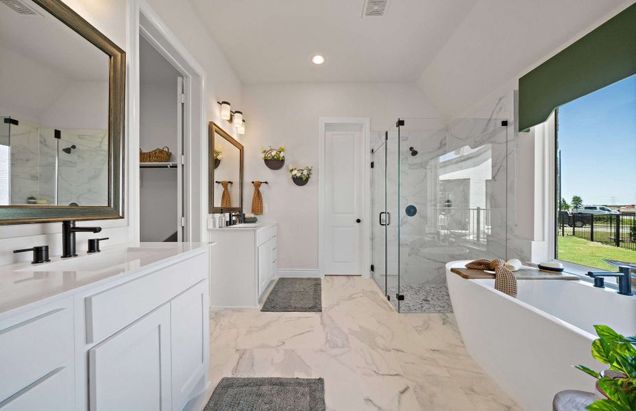 Representative furnished interior of a home built from the 3546 by Ravenna Homes in Artavia 70′, Conroe (Image 14).