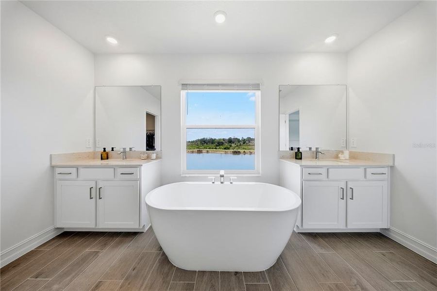 Furnished interior view inside a new home in Connerton, Land O' Lakes (Image 42).