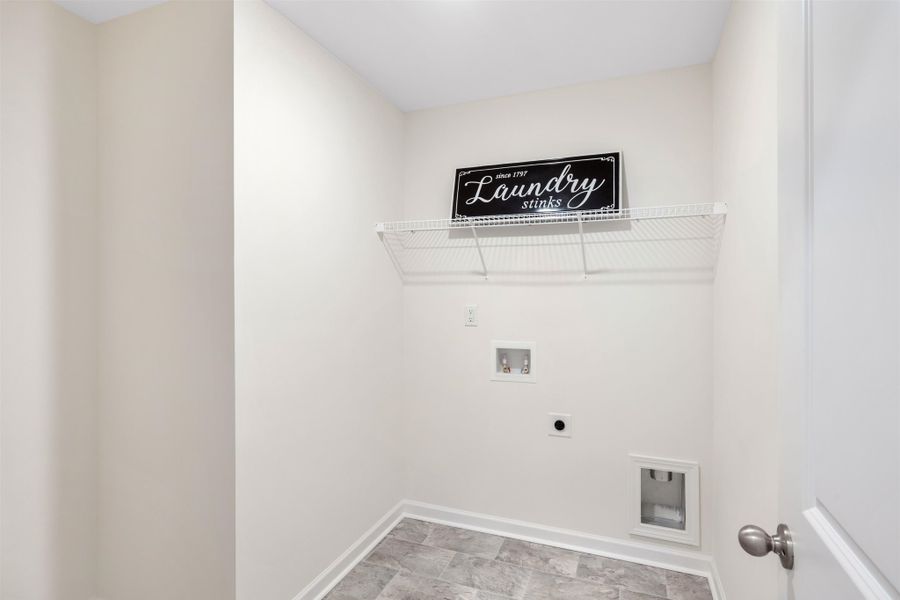 Representative furnished interior of a home built from the Mansfield by D.R. Horton in Sweet Briar, Ooltewah (Image 18).