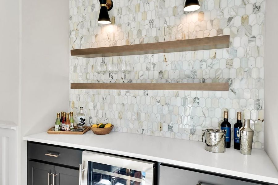 Close-up of interior finishes inside a home in The Bluffs On the Cape Fear, Leland (Image 21).