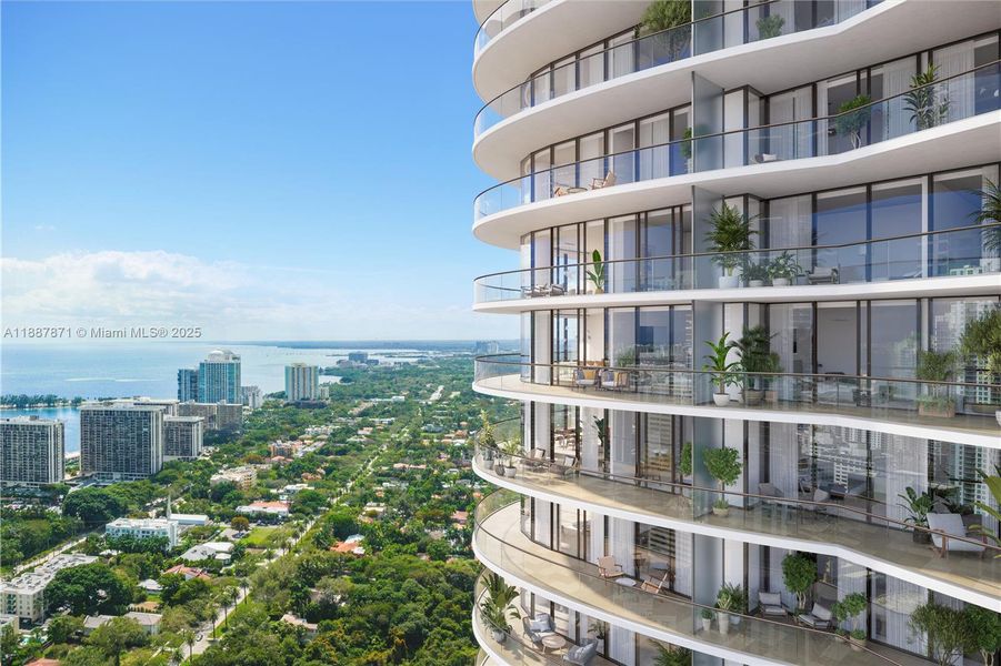 Condo located in Miami, FL showcasing its design and architecture (Image 9). Condo located in Miami, FL showcasing its design and architecture (Image 9).
