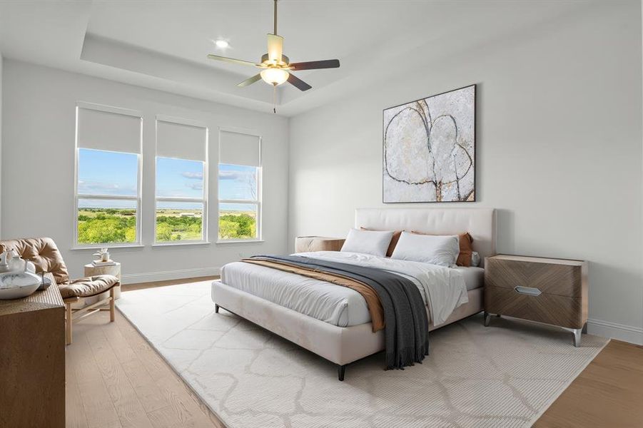 Furnished interior view inside a new home in , Aledo (Image 15). Furnished interior view inside a new home in , Aledo (Image 15).