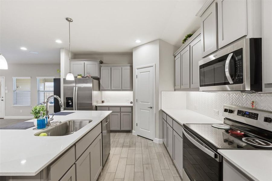 Furnished interior view inside a new home in , Burleson (Image 15).