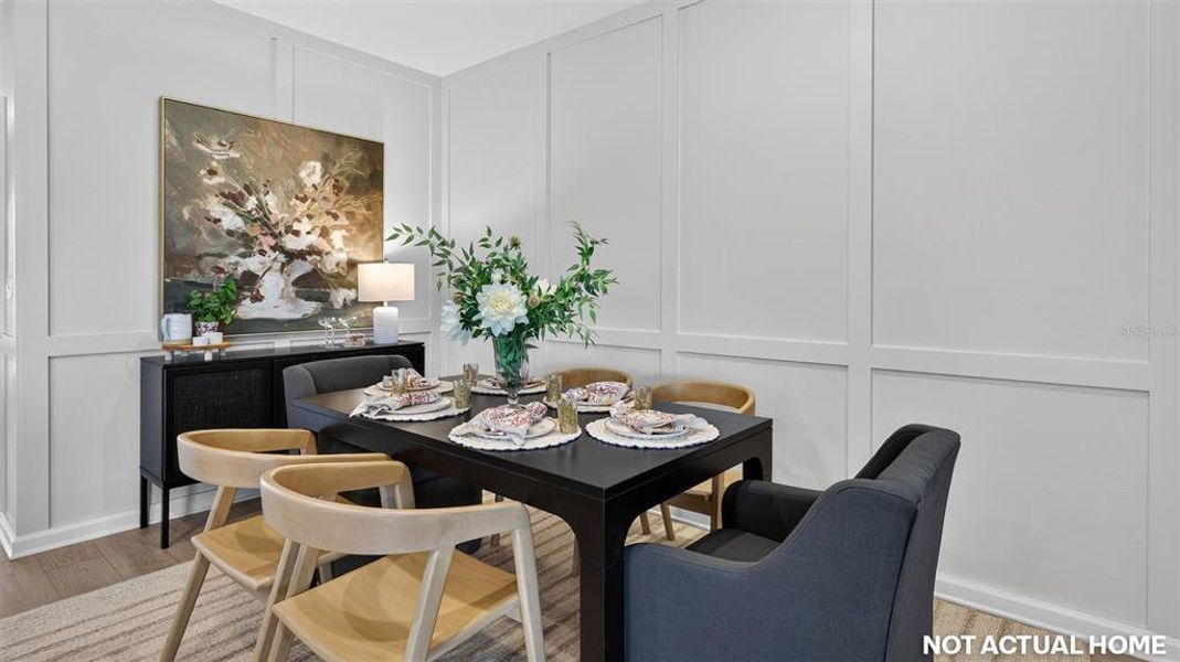 Furnished interior view inside a new home in Sawmill Branch, Palm Coast (Image 16).