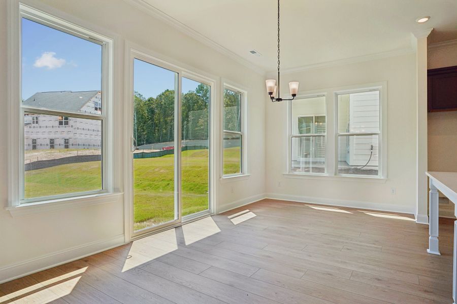 Representative unfurnished interior of a home built from the Jordan by Caruso Homes in Blue Run, Raleigh (Image 15). Representative unfurnished interior of a home built from the Jordan by Caruso Homes in Blue Run, Raleigh (Image 15).
