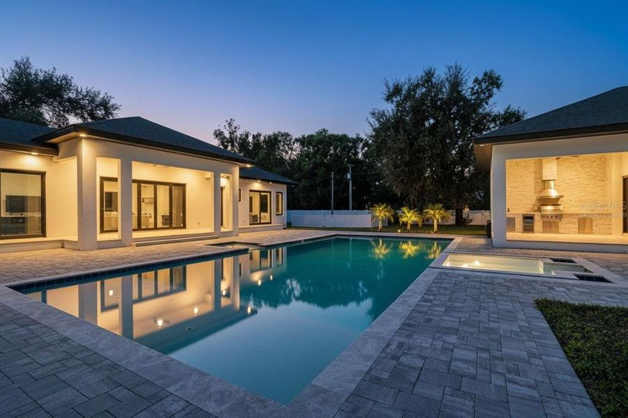 Exterior details and patio area of a home in , Wesley Chapel (Image 24). Exterior details and patio area of a home in , Wesley Chapel (Image 24).