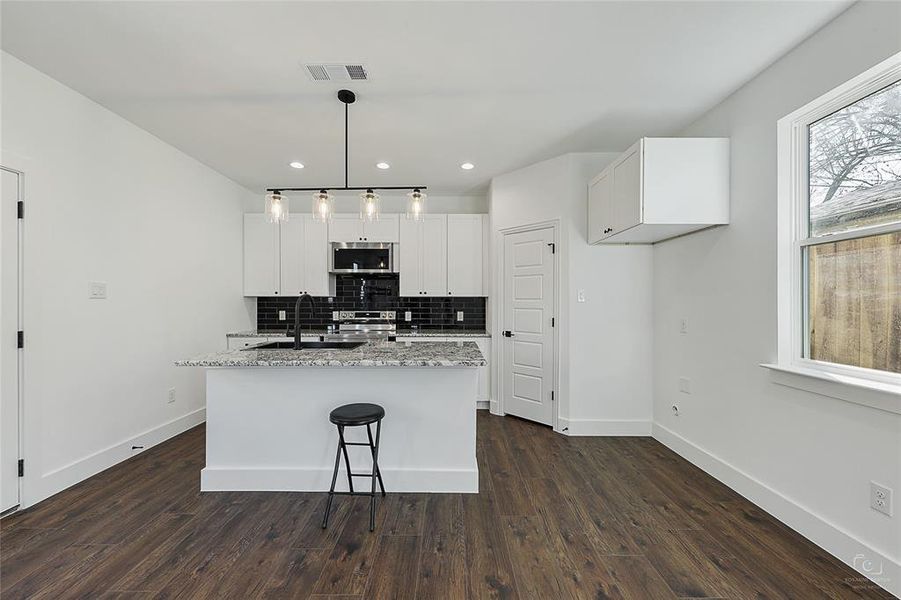 Living Room & Kitchen