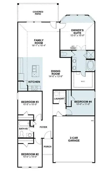 2D floor plan layout of this home in Summerview, Fulshear, TX (Image 3). 2D floor plan layout of this home in Summerview, Fulshear, TX (Image 3).