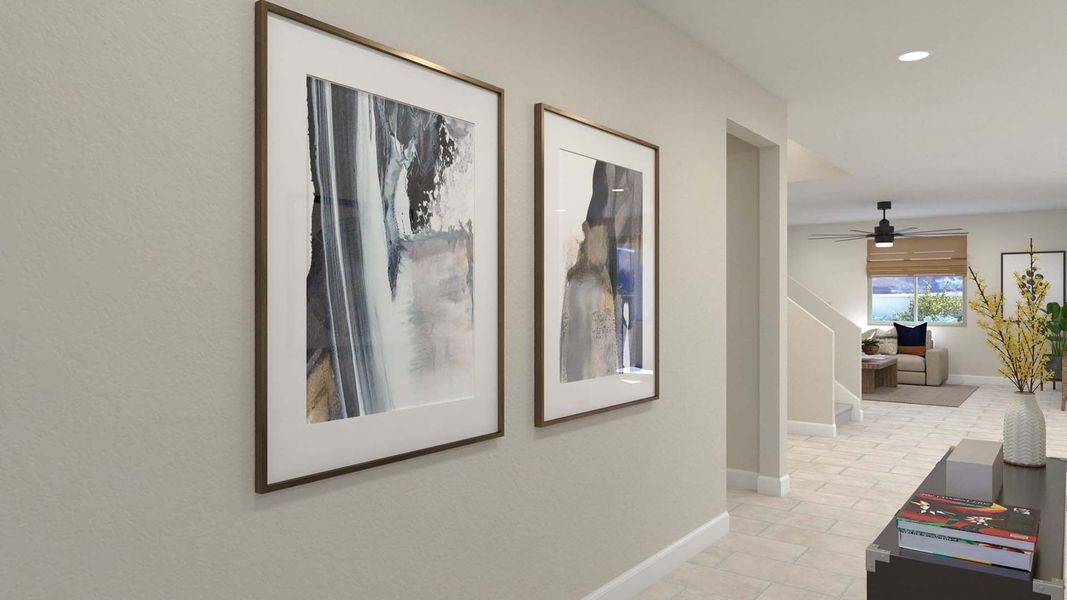 Hallway | Monument | The Villages at North Copper Canyon – Valley Series | New homes in Surprise, Arizona | Landsea Homes