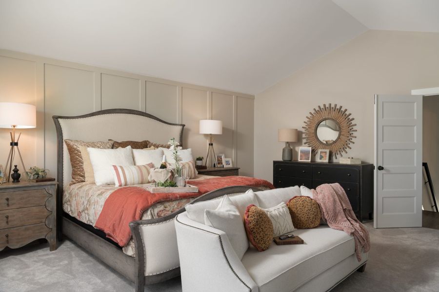 Representative furnished interior of a home built from the Parker by Keystone Custom Homes in Windermere Farms, Waxhaw (Image 8).