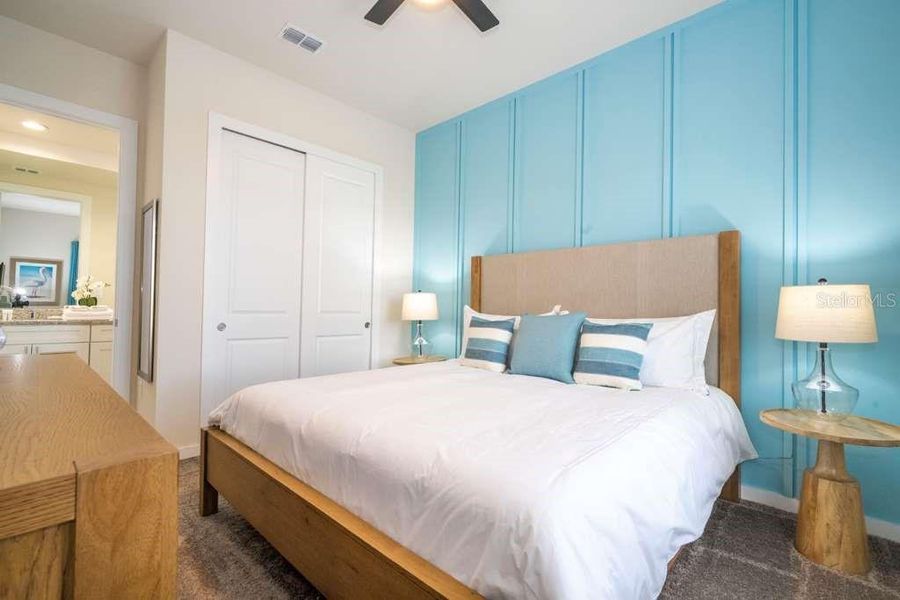 Furnished interior view inside a new home in , Kissimmee (Image 18).