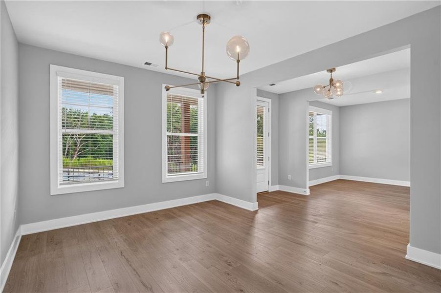 Spacious, unfurnished interior of a new home in The Manor at Gainesville Township, Gainesville (Image 42).