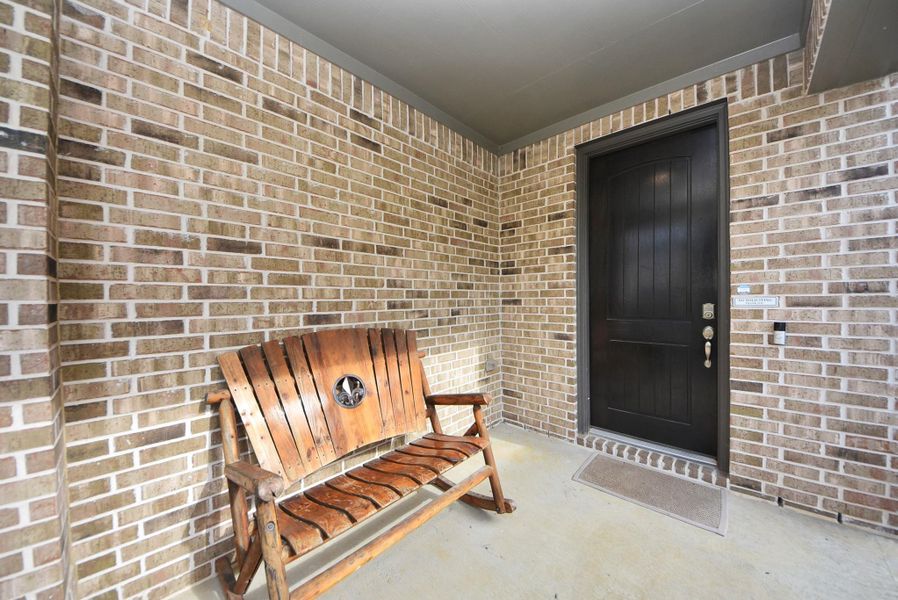 Front entry way, perfect for porch decor.