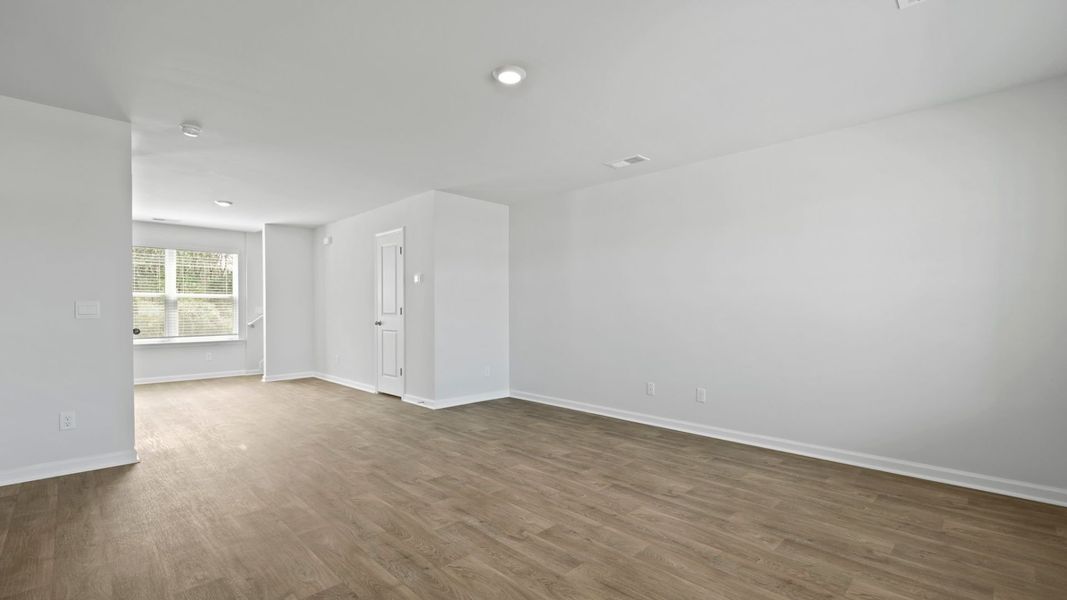 Representative unfurnished interior of a home built from the BRANDON by D.R. Horton in Center Pointe, Santee (Image 10).