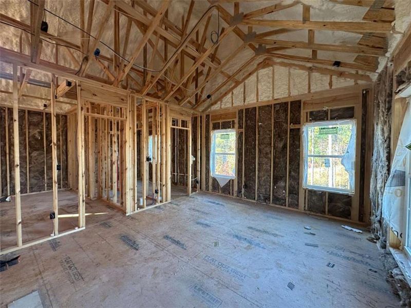 In-progress construction of a new home in , Talking Rock, GA (Image 29).