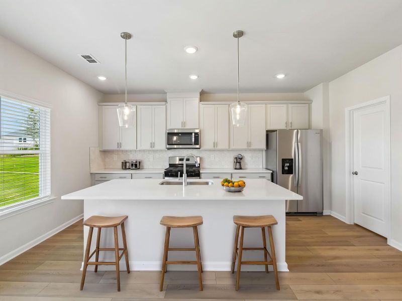 Furnished interior view inside a new home in Preserve at Mountain Creek, Pendergrass (Image 5).