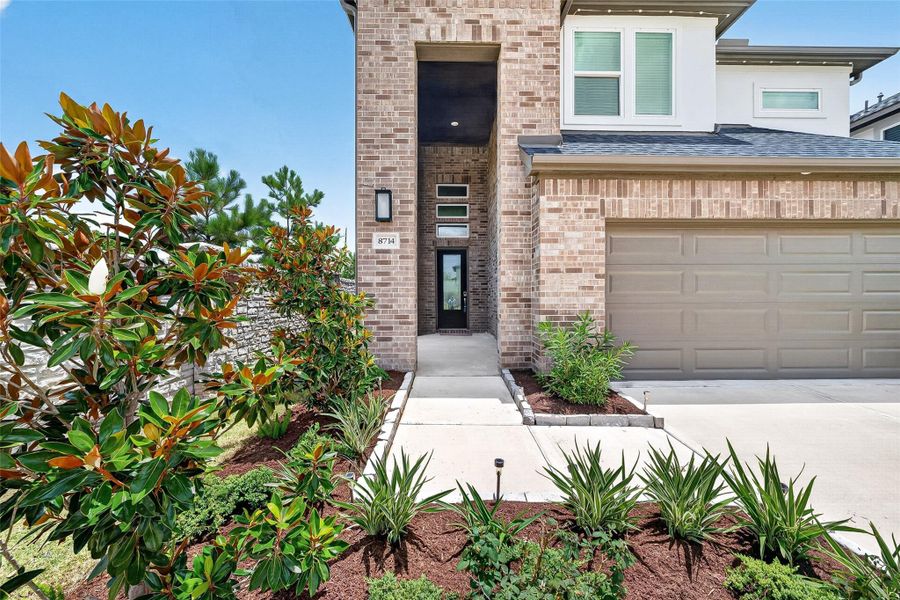 Exterior details and patio area of a home in Avalon at Cypress, Cypress (Image 23). Exterior details and patio area of a home in Avalon at Cypress, Cypress (Image 23).