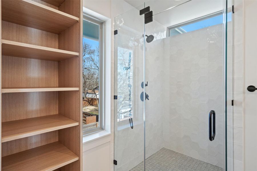 Full bath featuring a stall shower