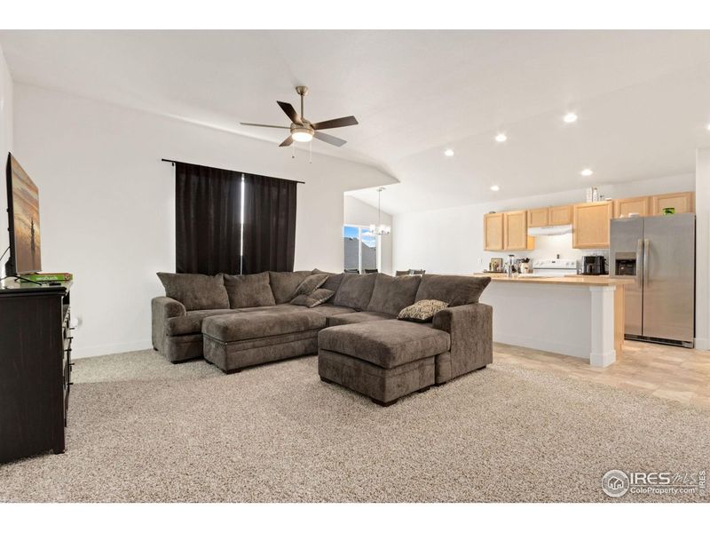 Furnished interior view inside a new home in Union Colony West, Greeley (Image 5).