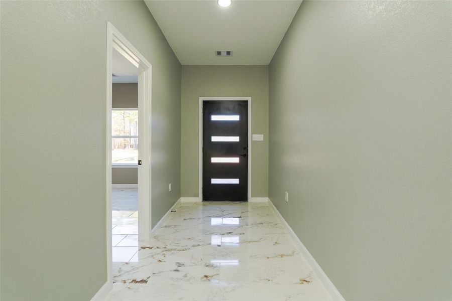 hall way from opposite direction