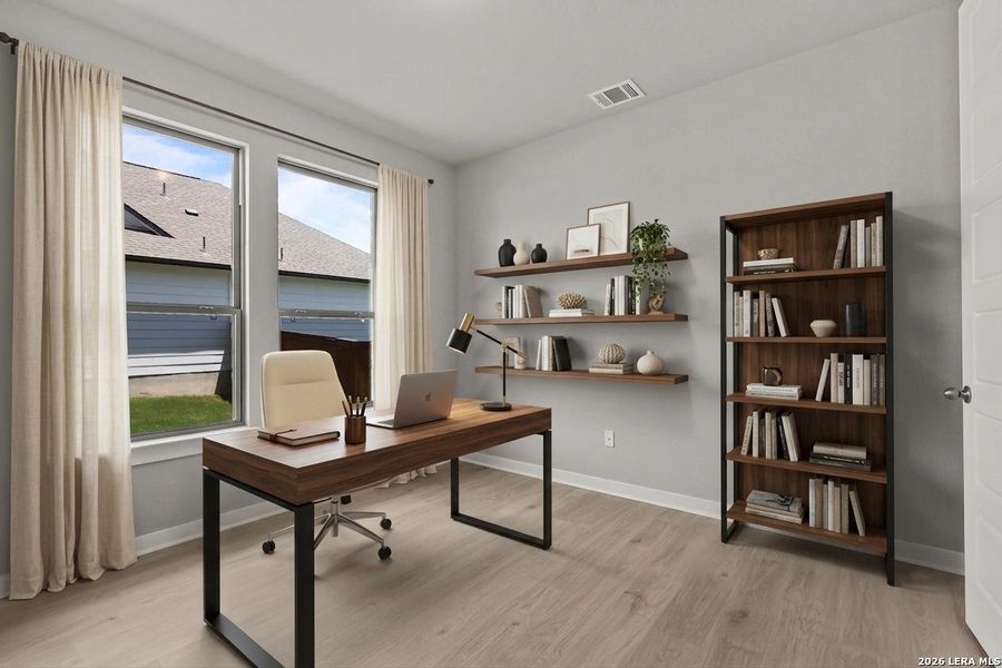 Furnished interior view inside a new home in Foxbrook, Cibolo (Image 17).