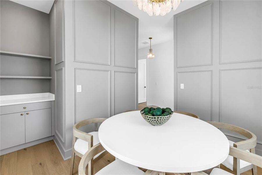 Furnished interior view inside a new home in , St. Petersburg (Image 9).