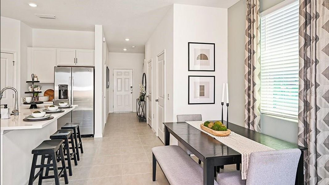 Furnished interior view inside a new home in Waterstone, Groveland (Image 4).