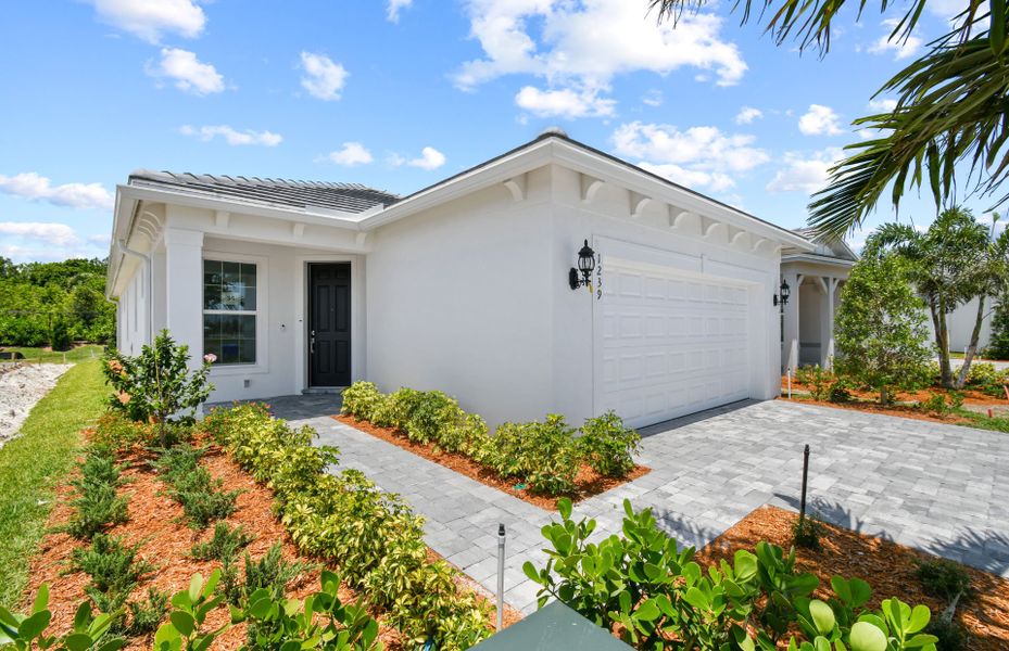 Exterior details and patio area of a home in Costa Pointe, Vero Beach (Image 1). Exterior details and patio area of a home in Costa Pointe, Vero Beach (Image 1).