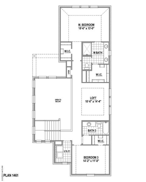 Plan 1461 2nd Floor Plan 1461 2nd Floor