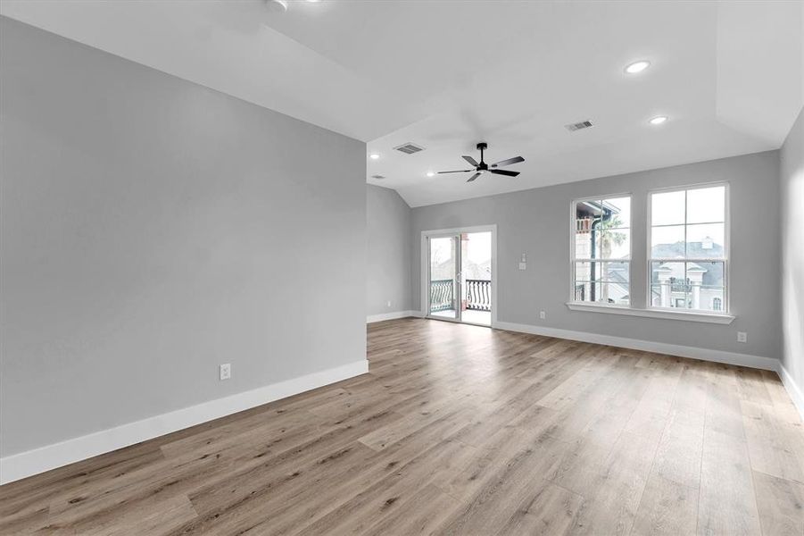 Upstairs game room