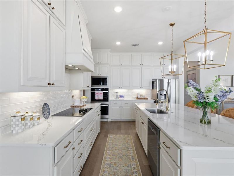 Furnished interior view inside a new home in , New Fairview (Image 12).