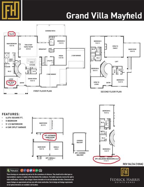 Here you can see the layout and included options circled in red. Here you can see the layout and included options circled in red.