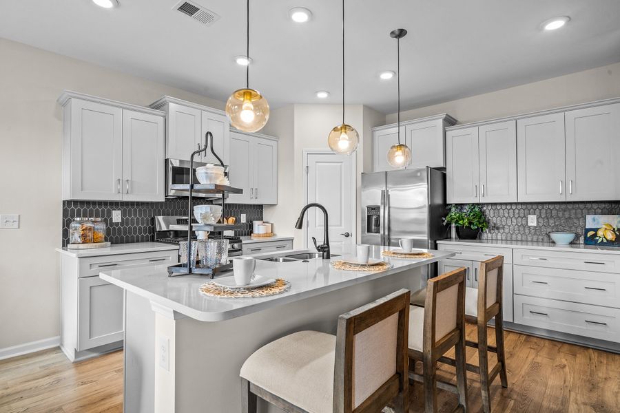 Representative furnished interior of a home built from the The Cherry Grove by Chesapeake Homes in The Willows, Loris (Image 8).