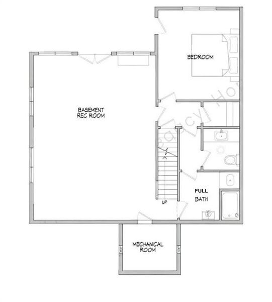 2D floor plan layout of this home in , Ellijay, GA (Image 5).